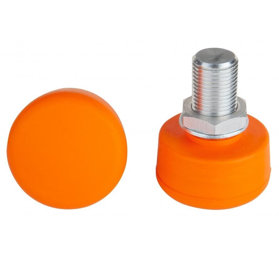 Rookie Toestop Adjustable (2 PK) Orange - vervangende toestop set voor rolschaatsen
