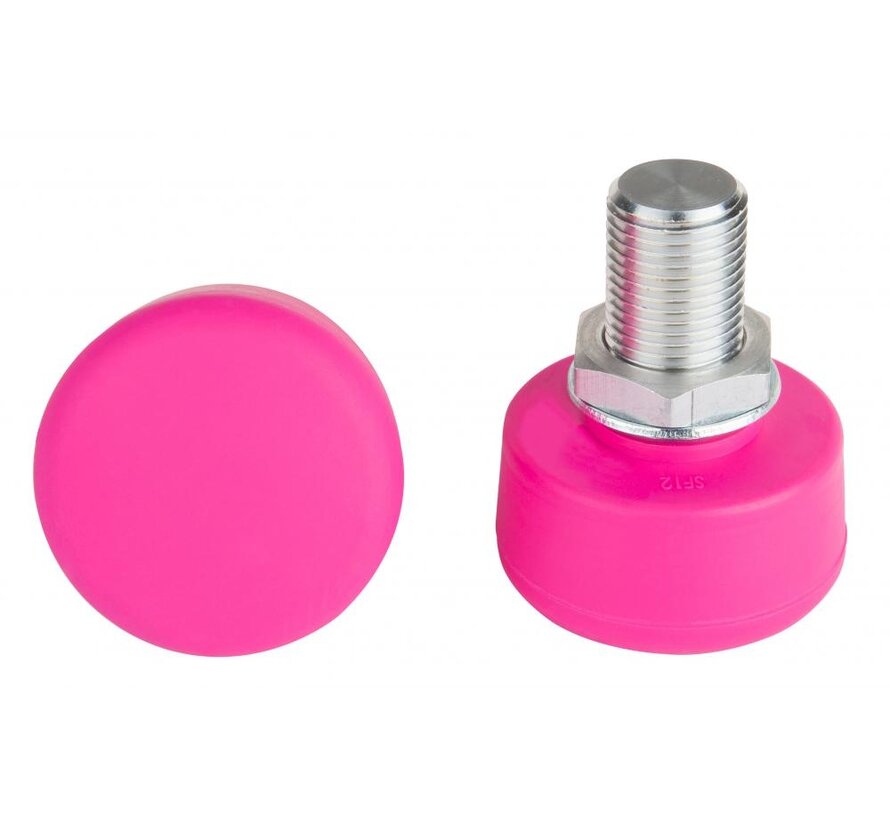 Rookie Toestop Adjustable (2 PK) Pink - vervangende toestop set voor rolschaatsen