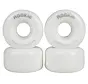 Rookie Disco Quad Wheels Wit 58mm 4-Pack - set losse rolschaatswielen voor quad skates