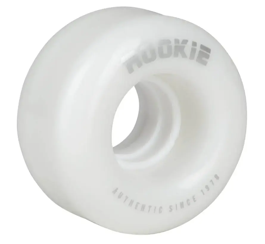 Rookie Disco Quad Wheels Wit 58mm 4-Pack - set losse rolschaatswielen voor quad skates
