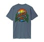Santa Cruz Kendall End Of The Dot T-Shirt Storm Grey - biologisch katoenen Santa Cruz skate T-shirt