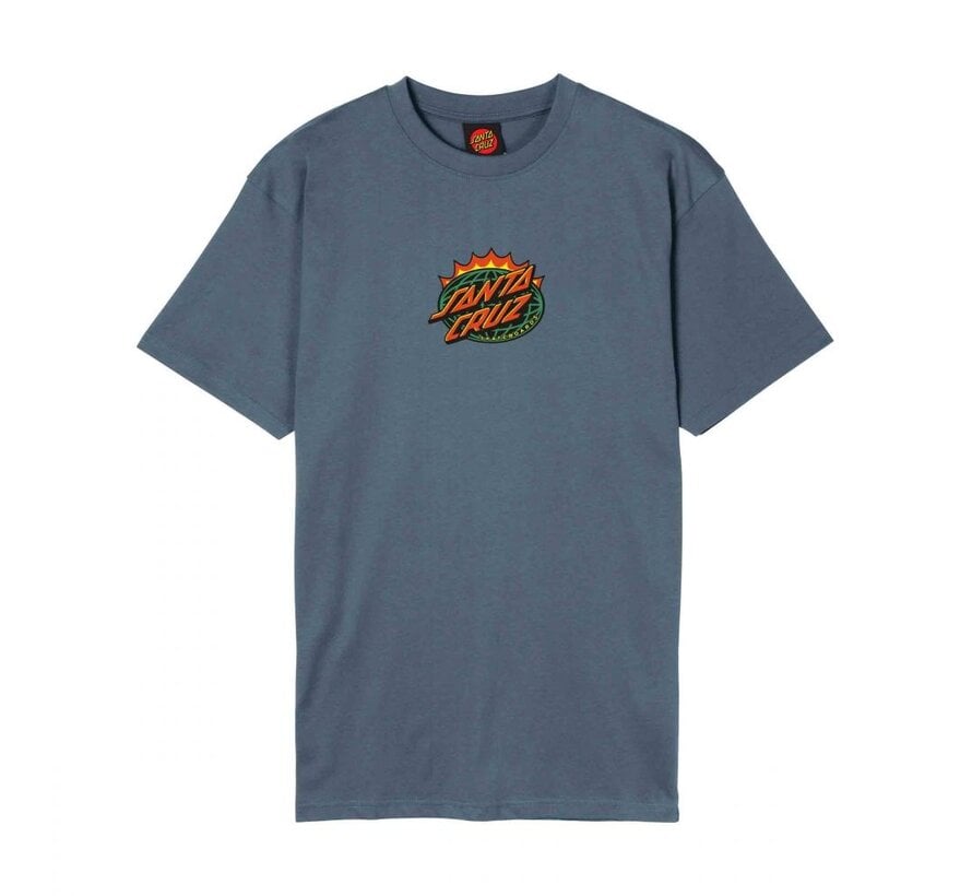 Santa Cruz Kendall End Of The Dot T-Shirt Storm Grey - biologisch katoenen Santa Cruz skate T-shirt