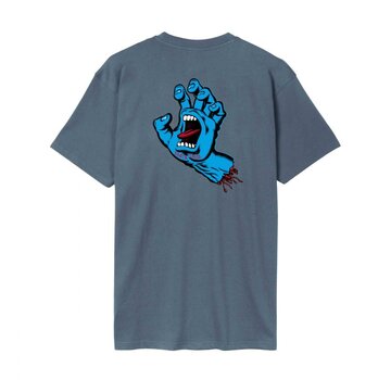 Santa Cruz Santa Cruz Screaming Hand Chest T-Shirt Storm Grey