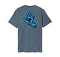 Santa Cruz Screaming Hand Chest T-Shirt Storm Grey - biologisch katoenen Santa Cruz skate T-shirt