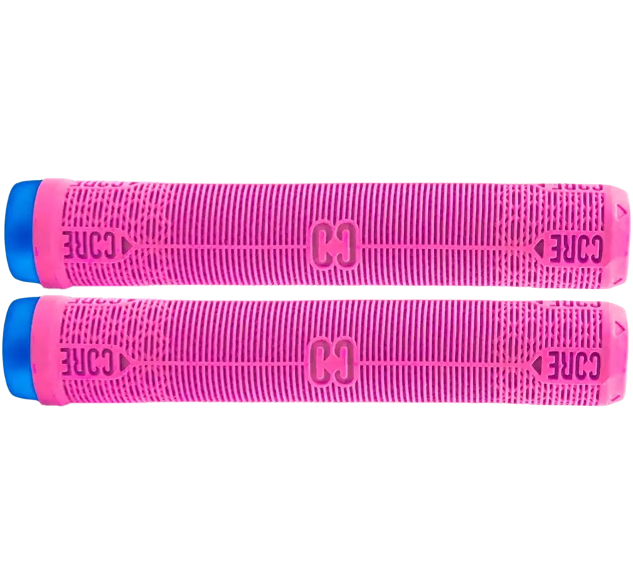 Puños para patinete acrobático CORE Skinny Boy de 170 mm, color rosa: resistentes y listos para la acción.