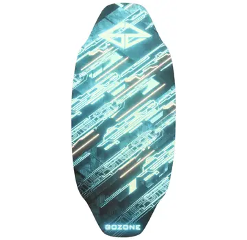 GoZone Tabla de skimboard GoZone Flash de 40 pulgadas, color turquesa.