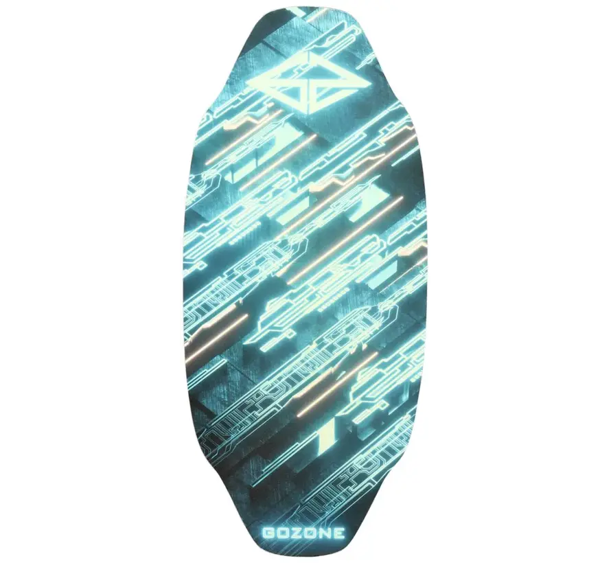 Skimboard GoZone Flash 40 pouces Turquoise - robuste et prêt à l'action
