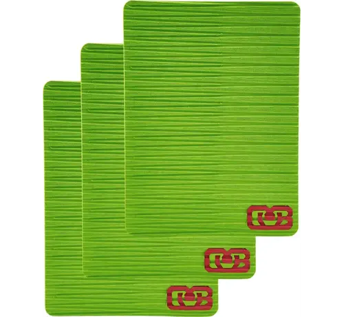 DB Skimboards Pack de 3 planches de skimboard DB EVA Traction Lime - robustes et prêtes à l'action