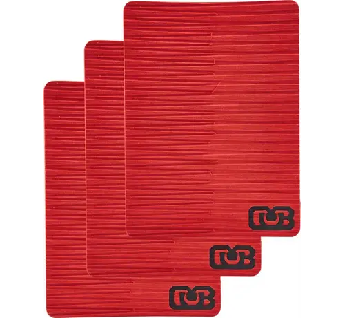 DB Skimboards DB Skimboards EVA Traction 3-Pack Rood - stevig en klaar voor actie