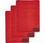 Tablas de skimboard DB EVA Traction, paquete de 3 unidades, color rojo: resistentes y listas para la acción.