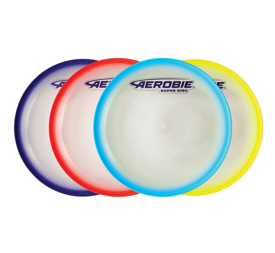 Aerobie Super Disc 24,5cm Werpdisc met Uitstekende Vliegeigenschappen voor Strand, Park en Recreatie