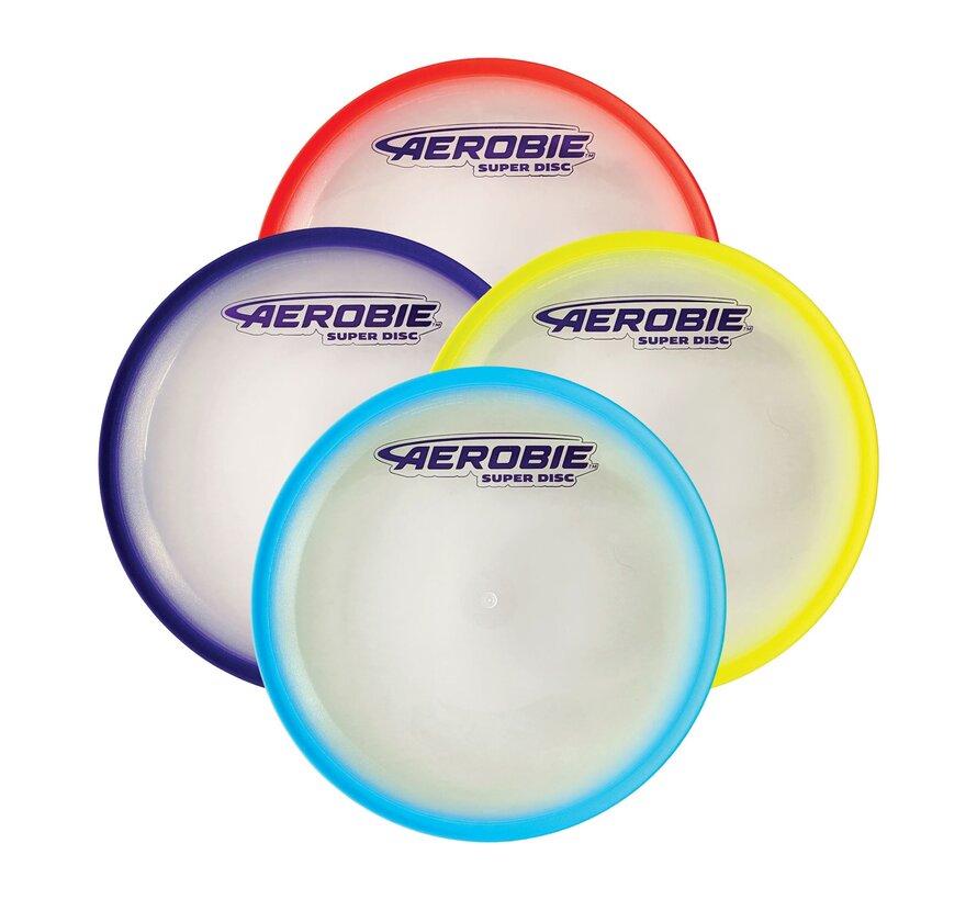 Aerobie Super Disc 24,5cm Werpdisc met Uitstekende Vliegeigenschappen voor Strand, Park en Recreatie