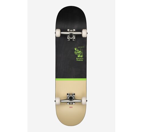 Globe Globe G1 Posi-Dip 8.25 Complete Skateboard Black/Green - a ready-to-ride board with its own character