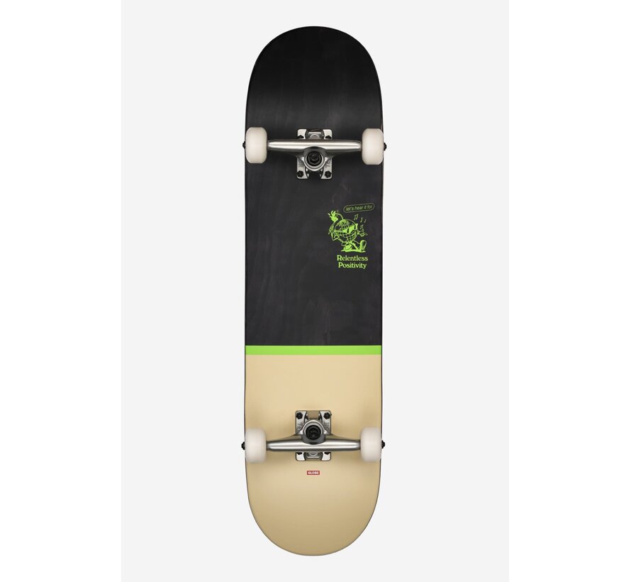 Globe G1 Posi-Dip 8.25 Complete Skateboard Schwarz/Grün – ein fahrfertiges Board mit eigenem Charakter