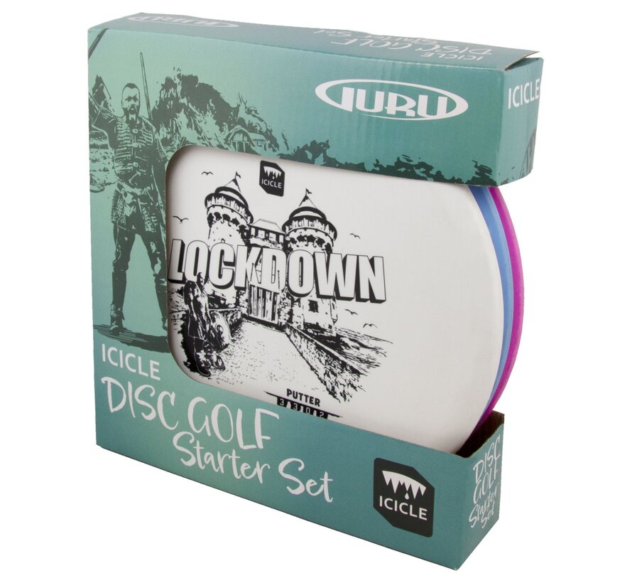 Guru Disc Golf Starter Set Complete Disc Golf Set met Driver, Midrange en Putter voor Beginners en Recreatieve Spelers