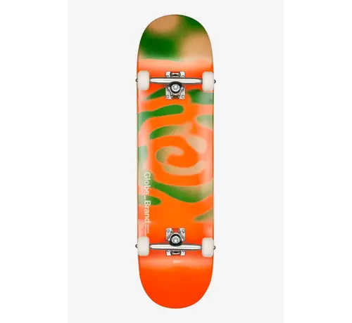 Globe Monopatín completo Globe G0 Pond 8.25 Naranja/Musgo: una tabla lista para usar con personalidad propia.