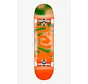 Globe G0 Pond 8.25 Complete Skateboard Orange/Moss - ready-to-ride board with its own character