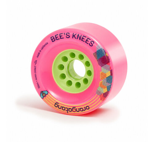 Orangatang Orangatang Bees Knees 90mm Longboard Wielen Pink Set van 4 Downhill en Long Distance Wheels - Copy - Copy