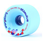 Roues de longboard Orangatang Stimulus 70 mm bleues, lot de 4 roues freeride pour slides, cruising et carving