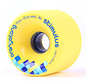 Orangatang Stimulus 70mm Longboard Wielen Yellow Set van 4 Freeride Wielen voor Slides, Cruisen en Carven