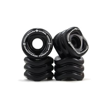 Shark Wheels Shark Wheels Recharge 80mm 78A Longboard Wheels Black