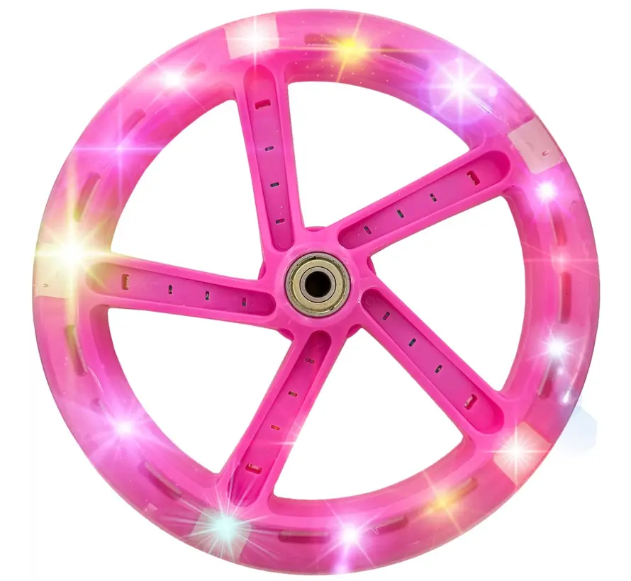 Vuoi acquistare il monopattino elettrico Story Urban Go Transport con ruote a LED rosa? Robusto, pratico e pronto all'uso.