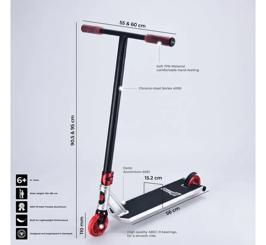 Story Blitz Stunt Scooter Rood
