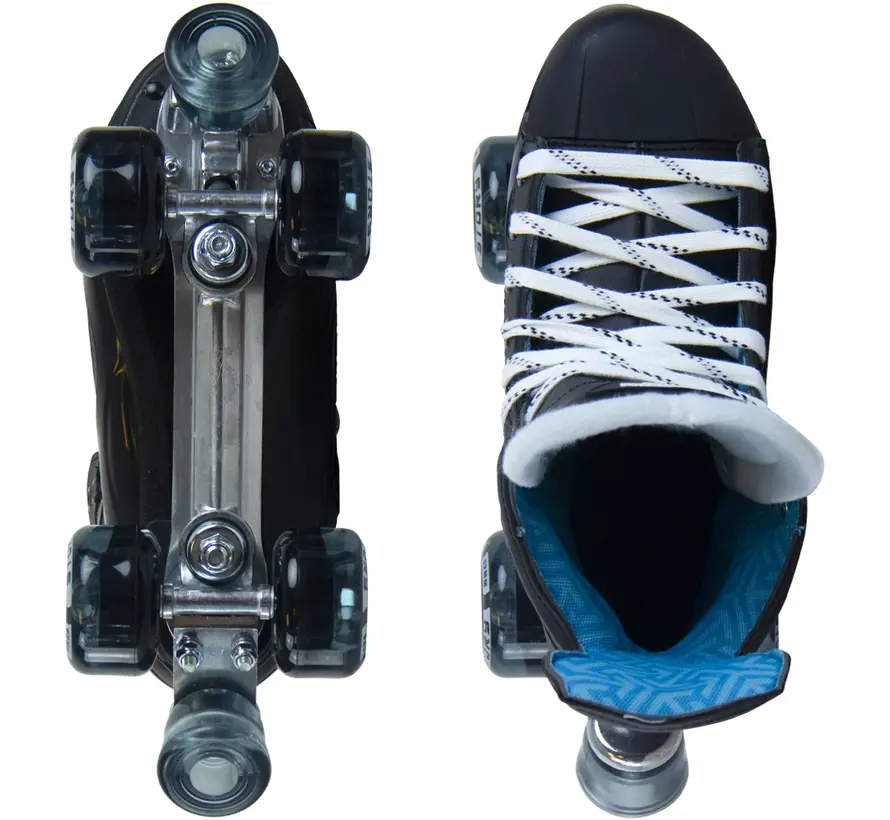 Patines de ruedas Story Elite Side-by-Side: patines de cuatro ruedas de primera calidad con máxima estabilidad, comodidad y ruedas de PU para uso recreativo intensivo y general.