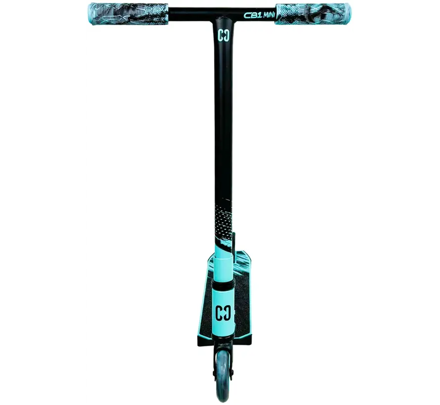CORE CB1 Mini Black / Teal Stuntstep 71cm met 110mm Wielen, Aluminium Deck en IHC Compression