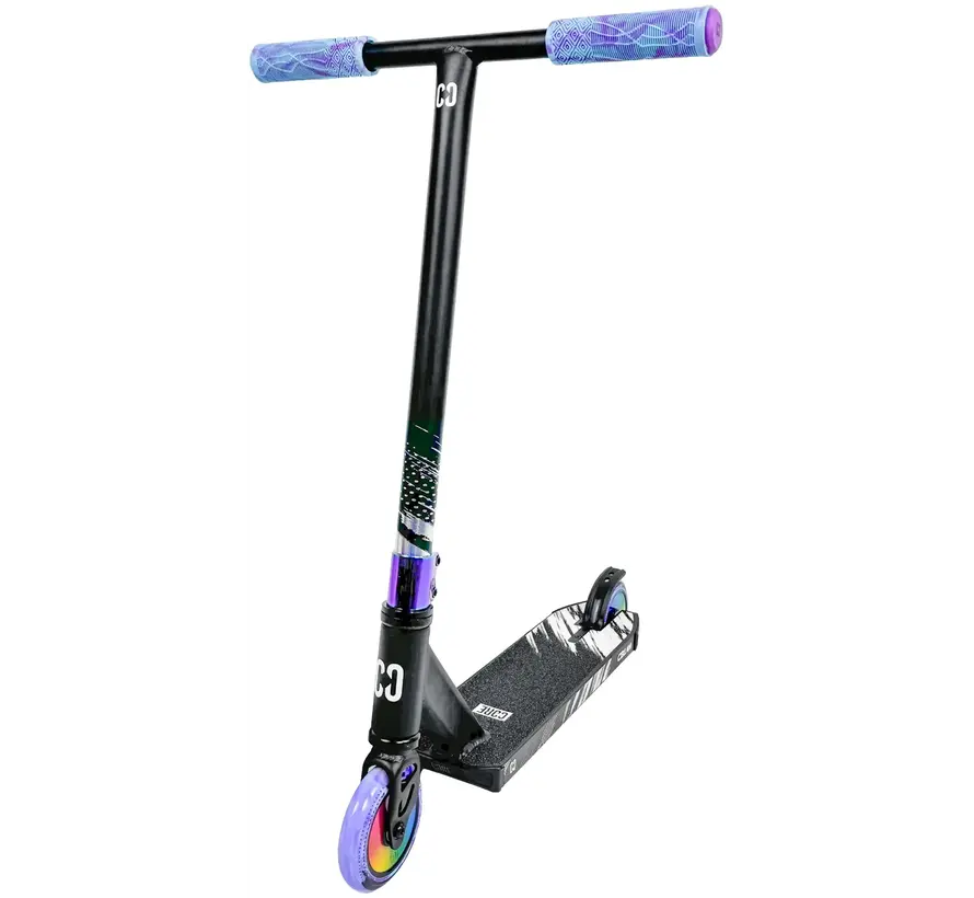 CORE CB1 Mini Black / Neochrome Stunt Scooter 71cm with 110mm Wheels, Aluminum Deck and IHC Compression