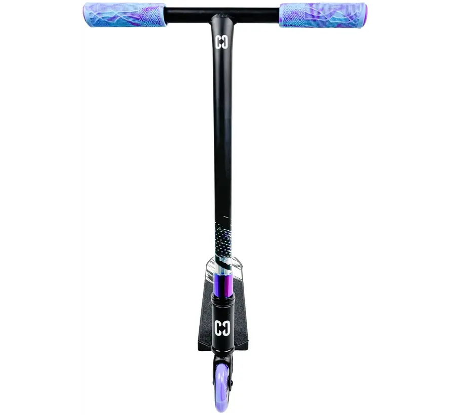 CORE CB1 Mini Black / Neochrome Stuntstep 71cm met 110mm Wielen, Aluminium Deck en IHC Compression