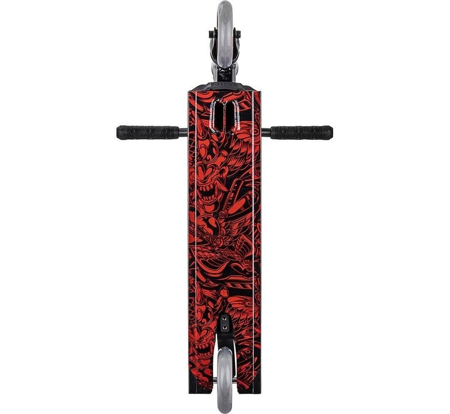 Patinete acrobático NKD Rally rojo de 83 cm