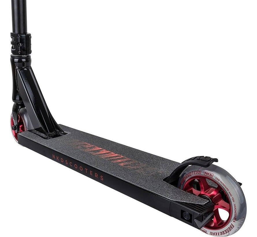 Patinete acrobático NKD Rally rojo de 83 cm