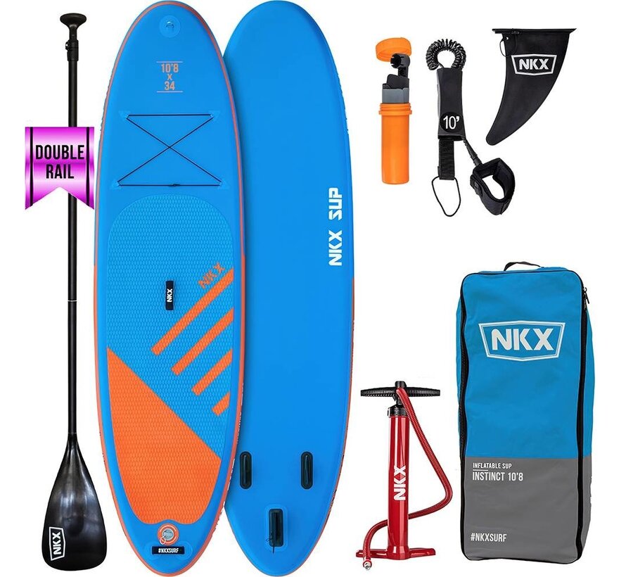 NKX Instinct Inflatable SUP Black/Blue 10'0"