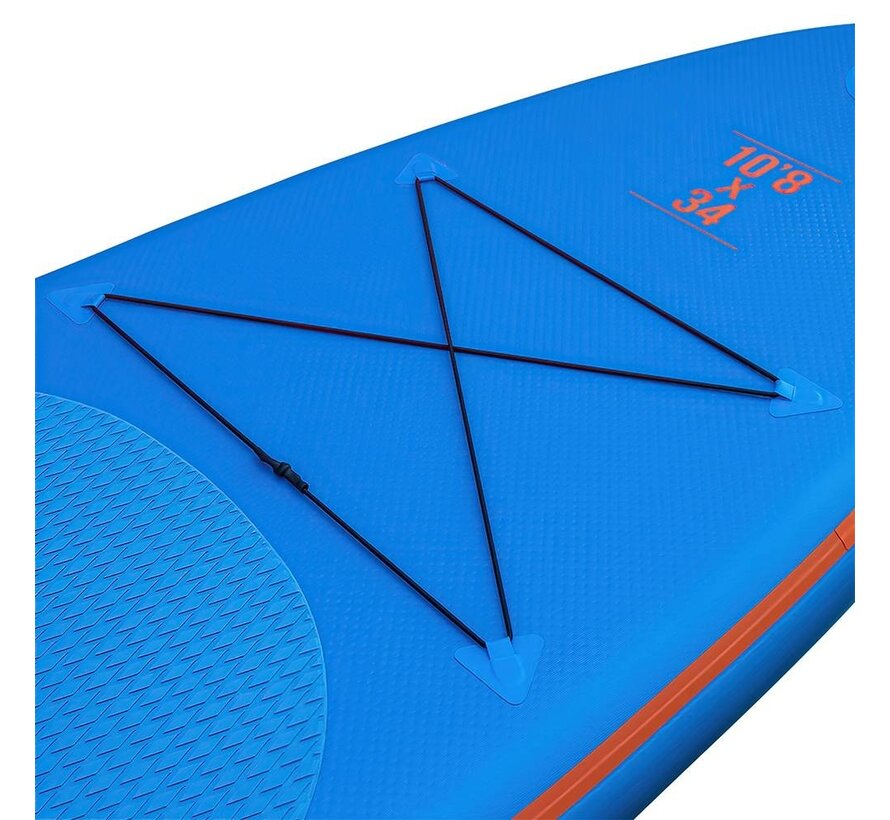 NKX Instinct Inflatable SUP Black/Blue 10'0"