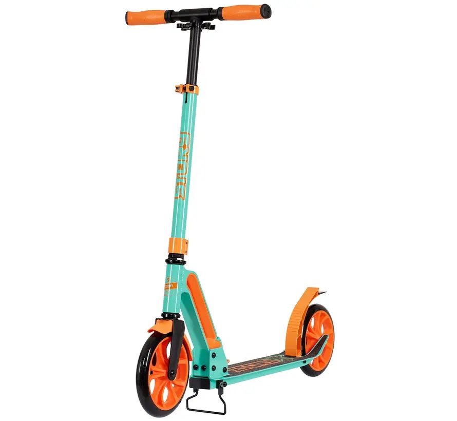 Story GO Deluxe Foldable Commuter Scooter Mint/Orange 80-106 cm