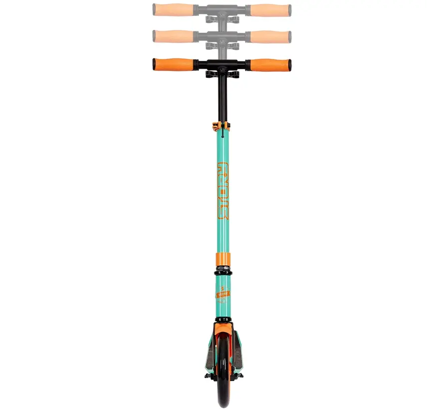 Story GO Deluxe Foldable Commuter Scooter Mint/Orange 80-106 cm