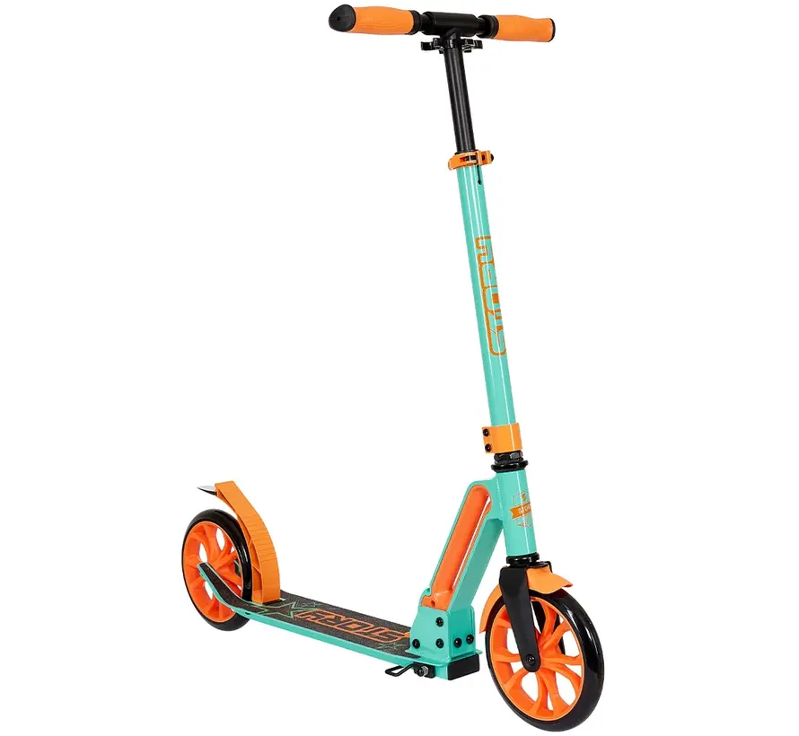 Story GO Deluxe Foldable Commuter Scooter Mint/Orange 80-106 cm