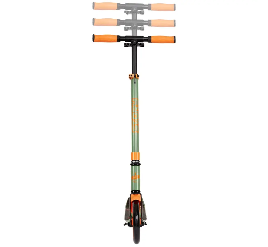 Trottinette électrique pliable Story GO Deluxe Vert/Orange 80-106 cm