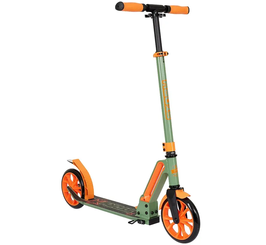 Trottinette électrique pliable Story GO Deluxe Vert/Orange 80-106 cm