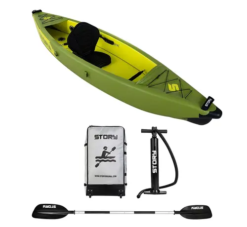 Story Kayak gonflable monoplace Story Division, camouflage militaire, 325 cm