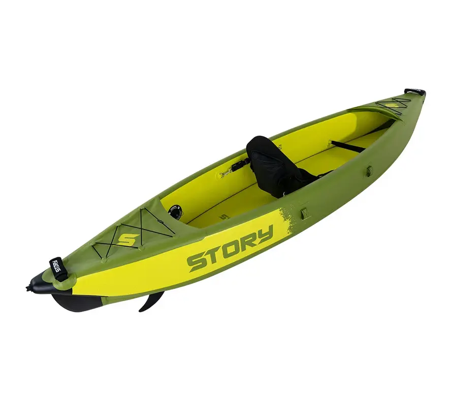 Story Division 1-Person Inflatable Kayak Camo Army 325 cm