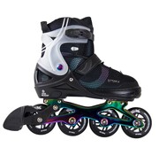 Story Story Motion Adjustable Inline Skates Black/Neochrome