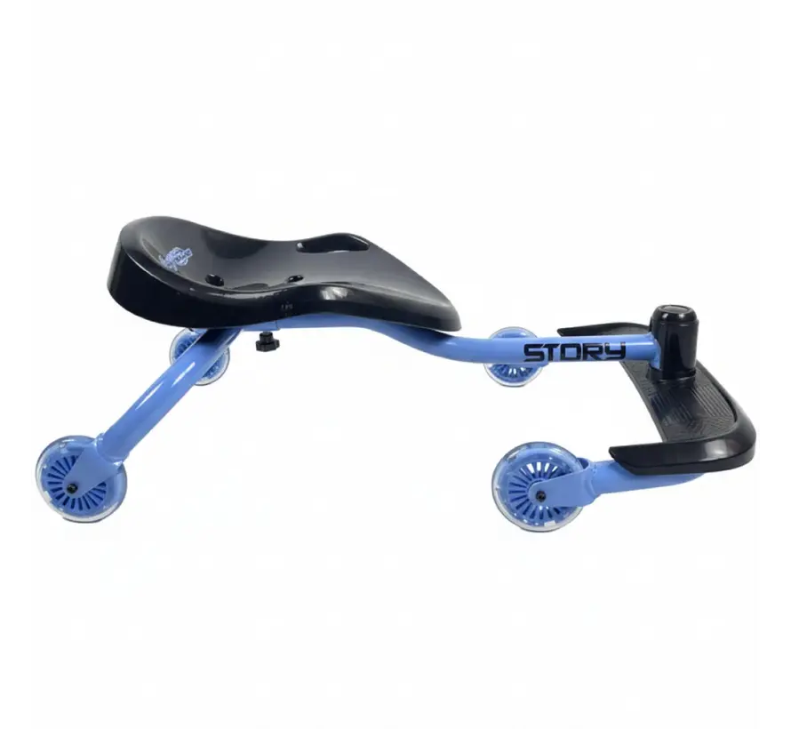 Story Swing Roller Shuffle Car Black/Blue 79 cm