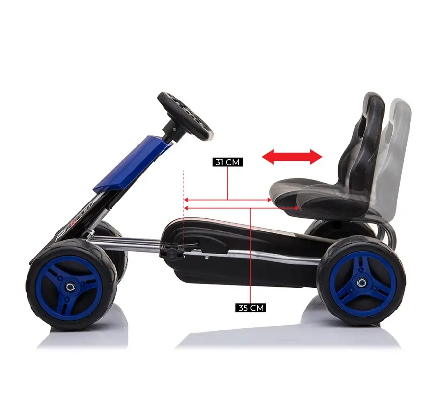 Story Speed Go-Kart Blue One Size