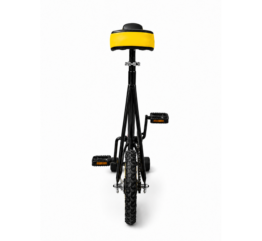 MAX Skatebike Black-Yellow - Carving, balance & tricks