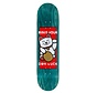 Enuff Designer Skateboard Deck Lucky Cat Green 7-Ply Maple Deck met Kleurrijke Graphic