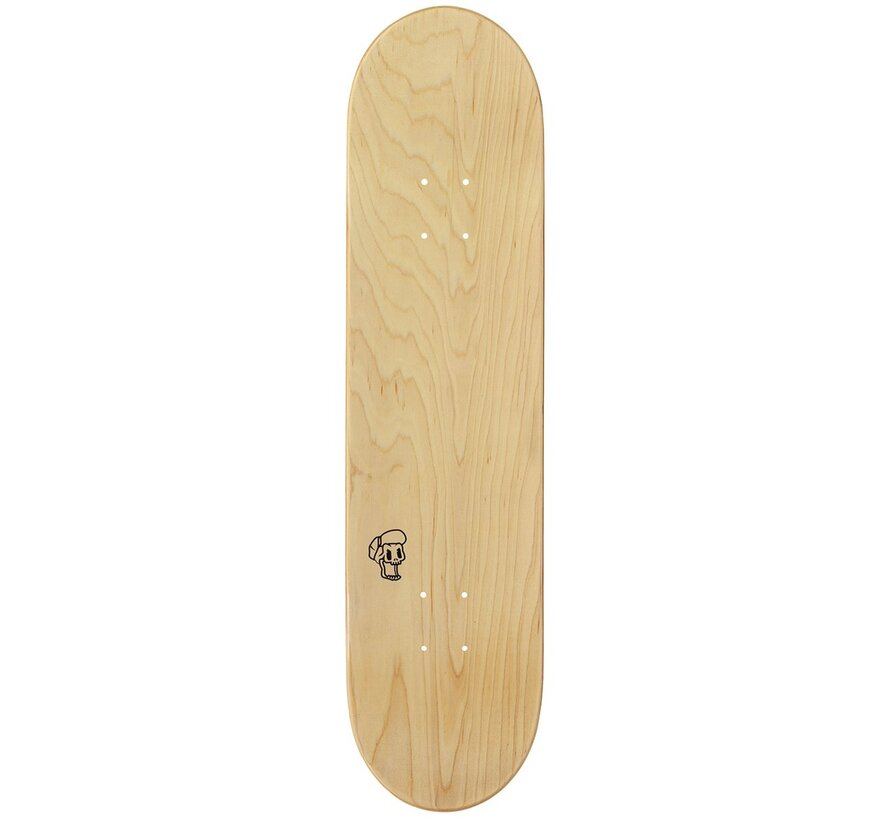 Enuff Designer Skateboard Deck Lucky Cat Green 7-Ply Maple Deck met Kleurrijke Graphic