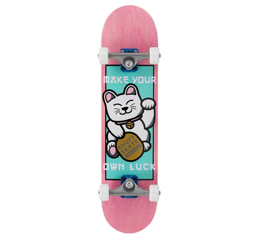 Enuff Lucky Cat Mini Compleet Skateboard Pink 7.25"