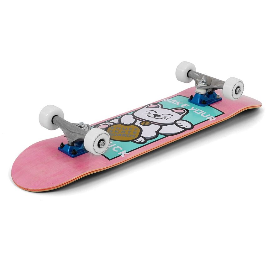 Enuff Lucky Cat Mini Compleet Skateboard Pink 7.25"